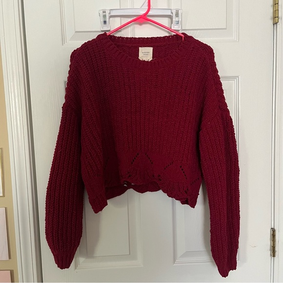 Cropped Sweater that I bought from Francesca’s - Picture 1 of 2